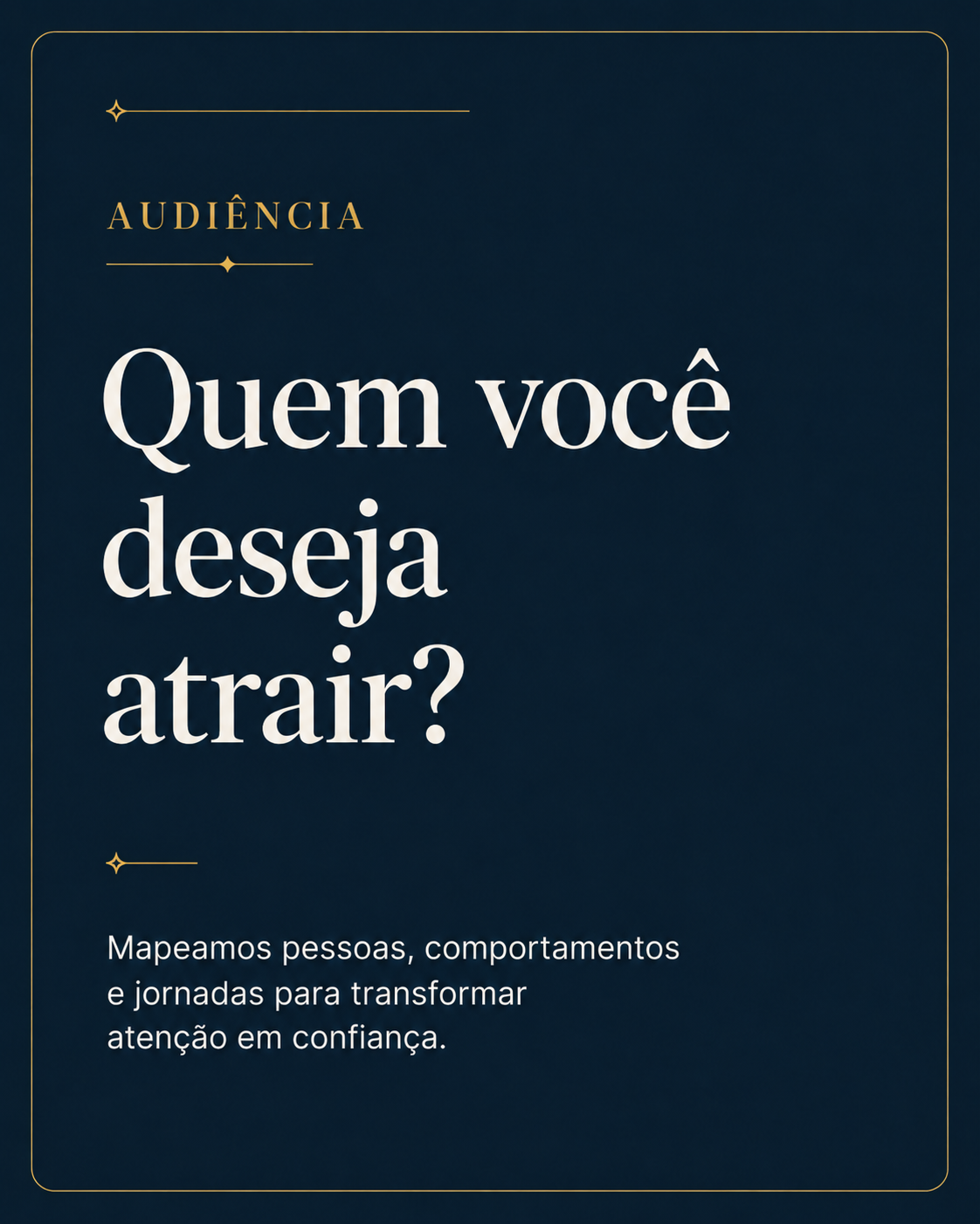 Mapeamento da audiência ideal da empresa